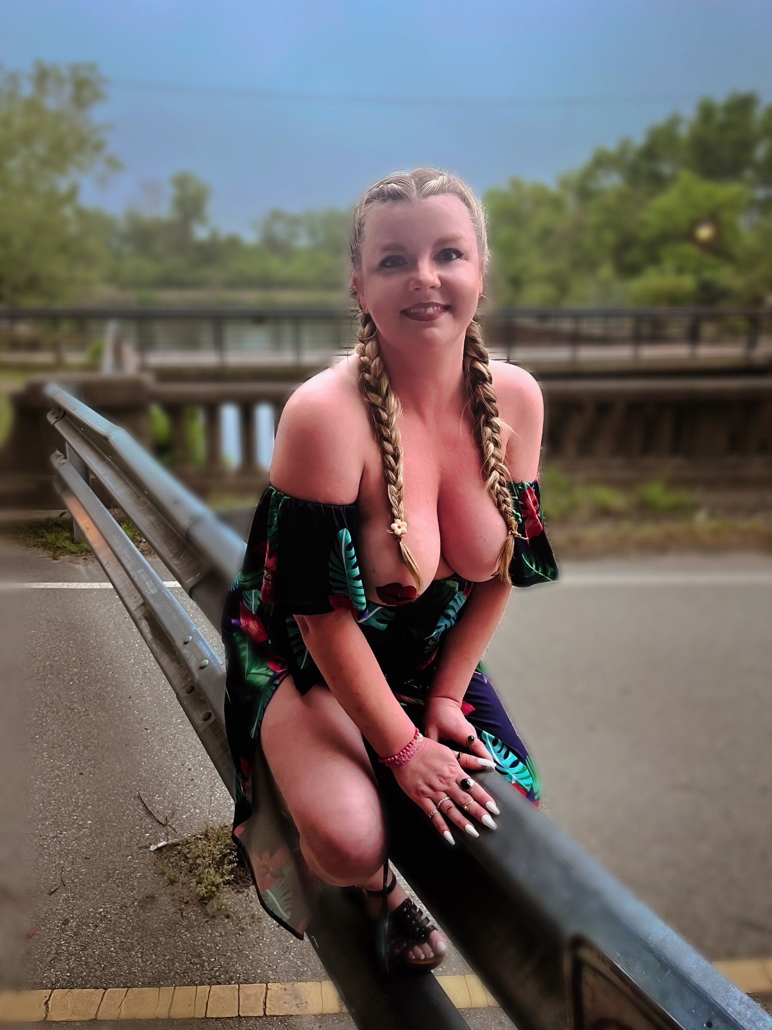 Watch the Photo by omghbomb with the username @omghbomb, who is a star user, posted on May 5, 2022. The post is about the topic Great Outdoors. and the text says 'urban shoot yesterday #public #risque #naughty #flashing #outdoors #milf'