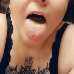 Photo by MzQuinzelix with the username @MzQuinzelix, who is a star user,  May 14, 2023 at 1:56 PM and the text says 'would you cum in my mouth?

#bbw #milf #camgirl #cammodel #cleavage'
