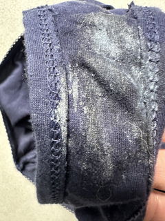 Album by Freeguy08 with the username @Freeguy08,  May 27, 2024 at 2:57 PM. The post is about the topic Wet dirty panties/grool pussy and the text says 'Just found my stepdaughters used grool stained panties. l went to smell them, and they are still wet where she had just taken them off. They tasted so good, just like her well fingered pussy'