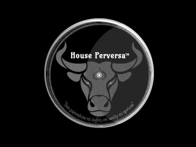 Photo by HousePerversa with the username @HousePerversa,  March 27, 2022 at 6:47 PM and the text says 'House Perversa is a 'high protocol,' 'total authority transfer,' polyamorous kinship'