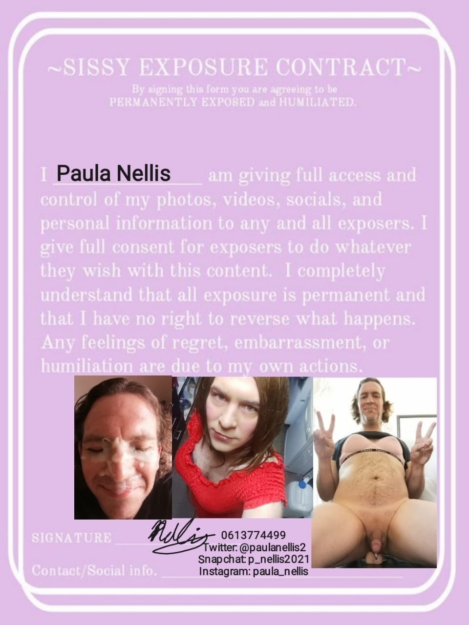 Album by Pnellhp with the username @Pnellhp, who is a verified user,  July 24, 2023 at 11:23 PM and the text says 'imgur.com/gallery/YMvkOv7

Expose me please, anywhere and EVERYWHERE. Twitter, reddit, Facebook, anywhere you wish. Add me as a friend, tag me. Your imagination is your limits. PLEASE RUIN ME!! 

Facebook sissy:..'