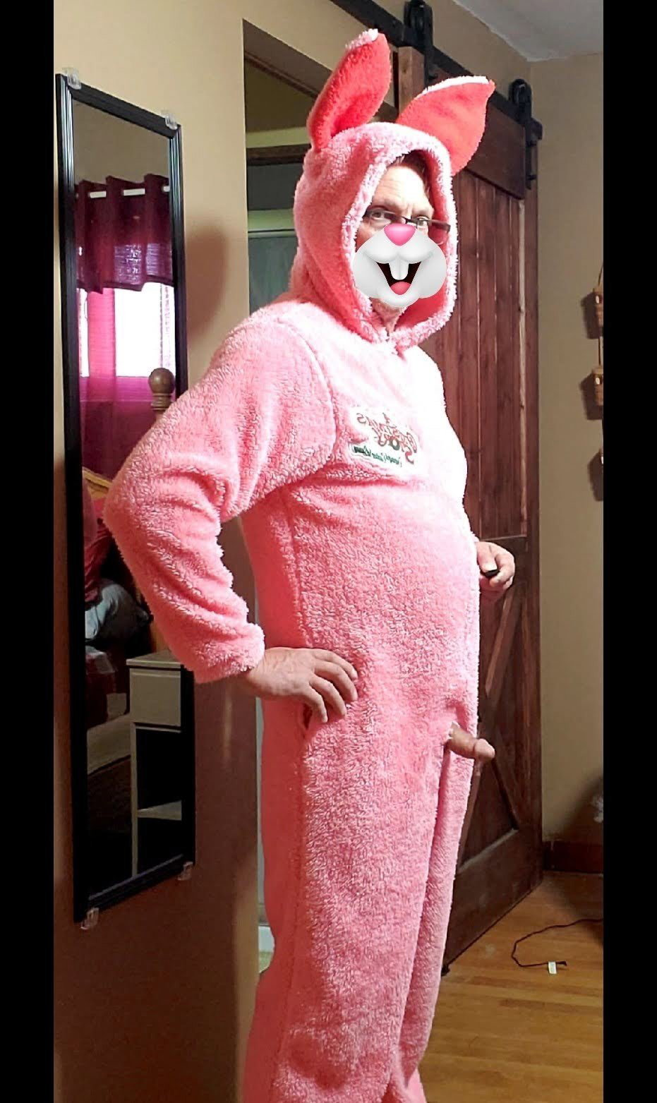 Photo by almostagoodboy with the username @almostagoodboy, who is a verified user,  December 6, 2023 at 5:16 PM. The post is about the topic Funny costume nudes and the text says 'christmas story'