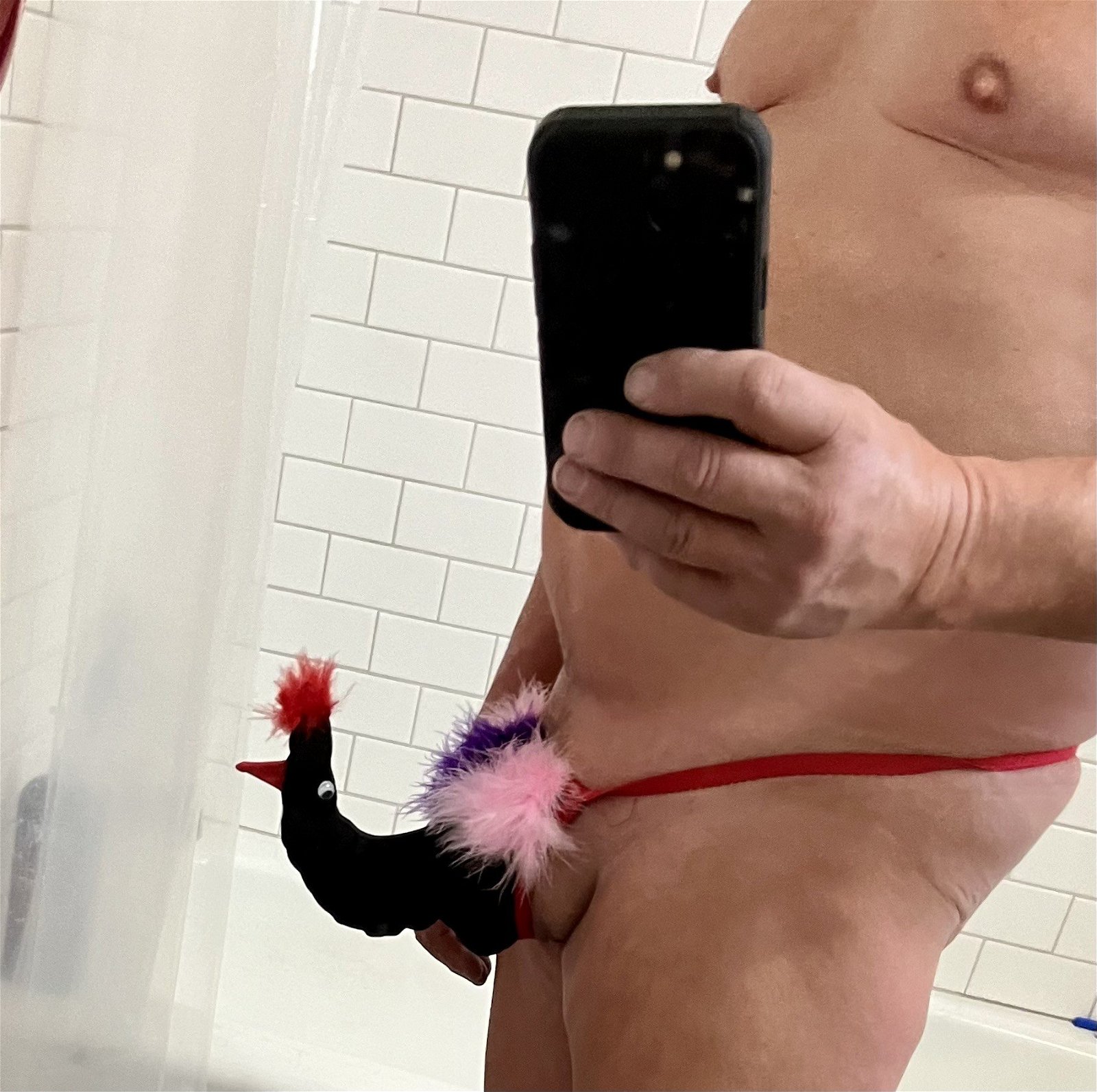 Photo by almostagoodboy with the username @almostagoodboy, who is a verified user,  December 4, 2023 at 9:15 PM. The post is about the topic Funny costume nudes and the text says 'thanksgiving'