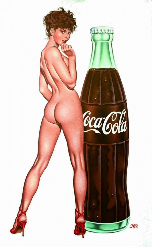 Photo by rockabilly2 with the username @rockabilly2,  May 4, 2015 at 4:56 AM and the text says 'pin-up-art-stuff:

Classic Nude Pin-up Art of Mark Blanton'