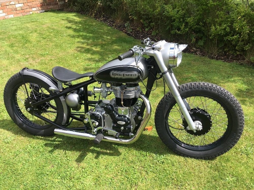 Photo by rockabilly2 with the username @rockabilly2,  August 20, 2018 at 7:26 AM and the text says 'cafuneus:#royal enfield'