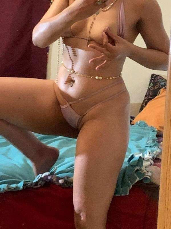 Photo by Havana A. Amor with the username @HavanaKnox, who is a verified user,  July 26, 2022 at 2:42 PM. The post is about the topic Nipple play and the text says '#strippergear #nipplepinch #pinch #nippleorgasm #slimthick #exotic #fit #fatpussylips 🥴🥴🥴💧💧💧'