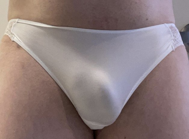 Photo by ResponsibleCause420 with the username @ResponsibleCause420, who is a star user,  January 18, 2023 at 8:06 PM and the text says 'White Panty Bulge'