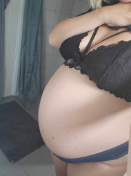Shared Photo by Chubbymilf94 with the username @Chubbymilf94, who is a star user,  May 21, 2024 at 12:09 PM. The post is about the topic Pregnancy and the text says '#Pregnant'