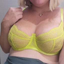 Photo by Chubbymilf94 with the username @Chubbymilf94, who is a star user,  July 16, 2023 at 11:48 AM. The post is about the topic Amateurs and the text says 'Love my new bra 😍😍😍'