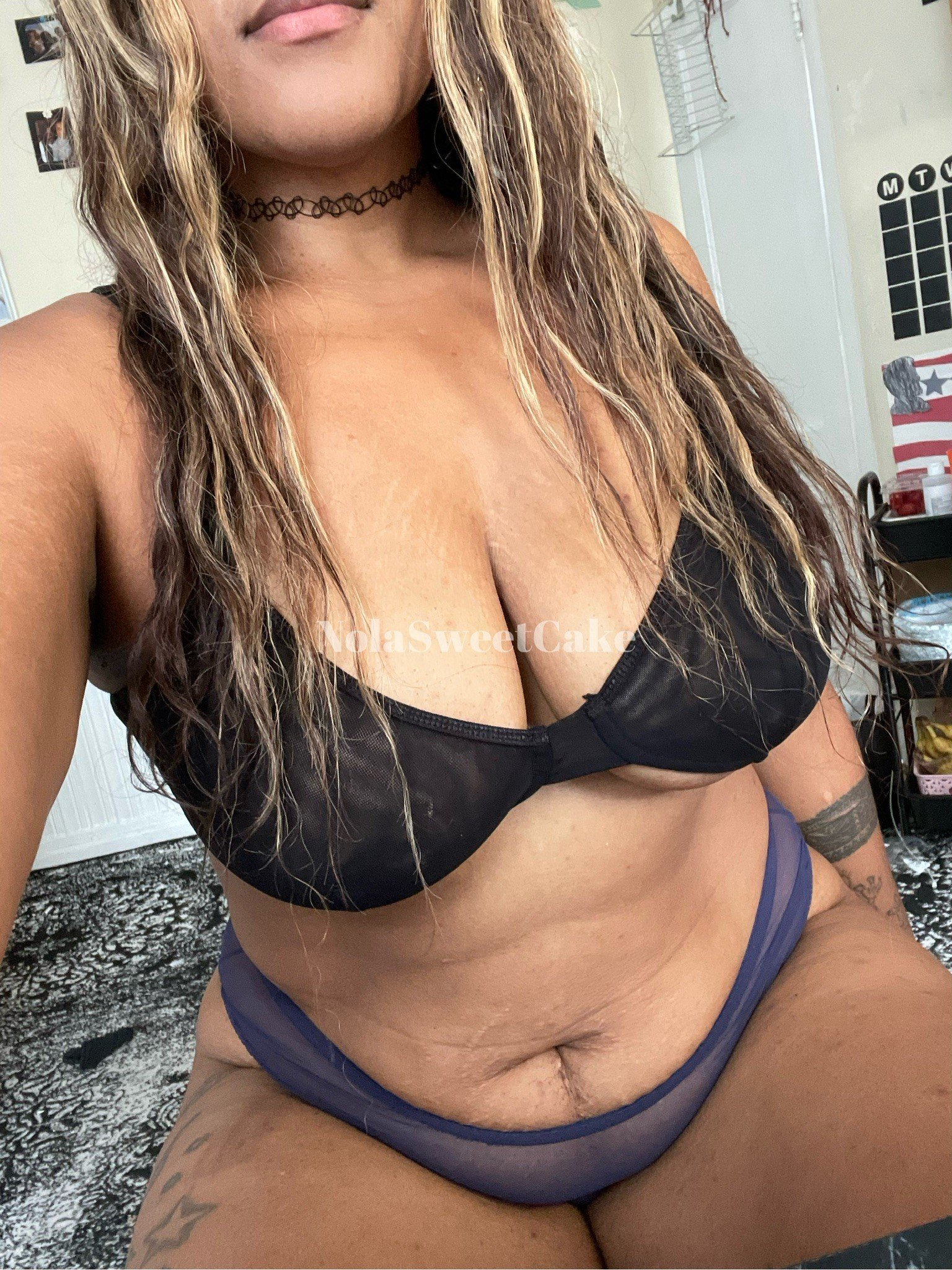 Photo by NolaSweets with the username @NolaSweets, who is a star user,  July 3, 2022 at 3:12 AM. The post is about the topic BBW and Chubby and the text says 'is this the right place for me 👀🥰'