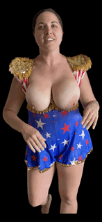 Photo by kawk36 with the username @Kawk36, who is a verified user,  July 5, 2023 at 11:56 PM. The post is about the topic MILF and the text says 'God bless the titties of America'