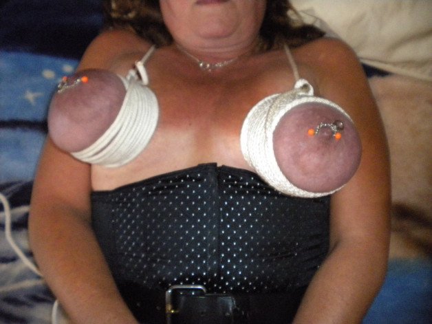 Photo by ThisKinkyLady with the username @ThisKinkyLady,  April 18, 2023 at 12:38 PM. The post is about the topic This Kinky Lady and the text says 'This was from my second year of BDSM nearly 20 years ago. I had to get my nipples pierced in order to shave my hairy body!'