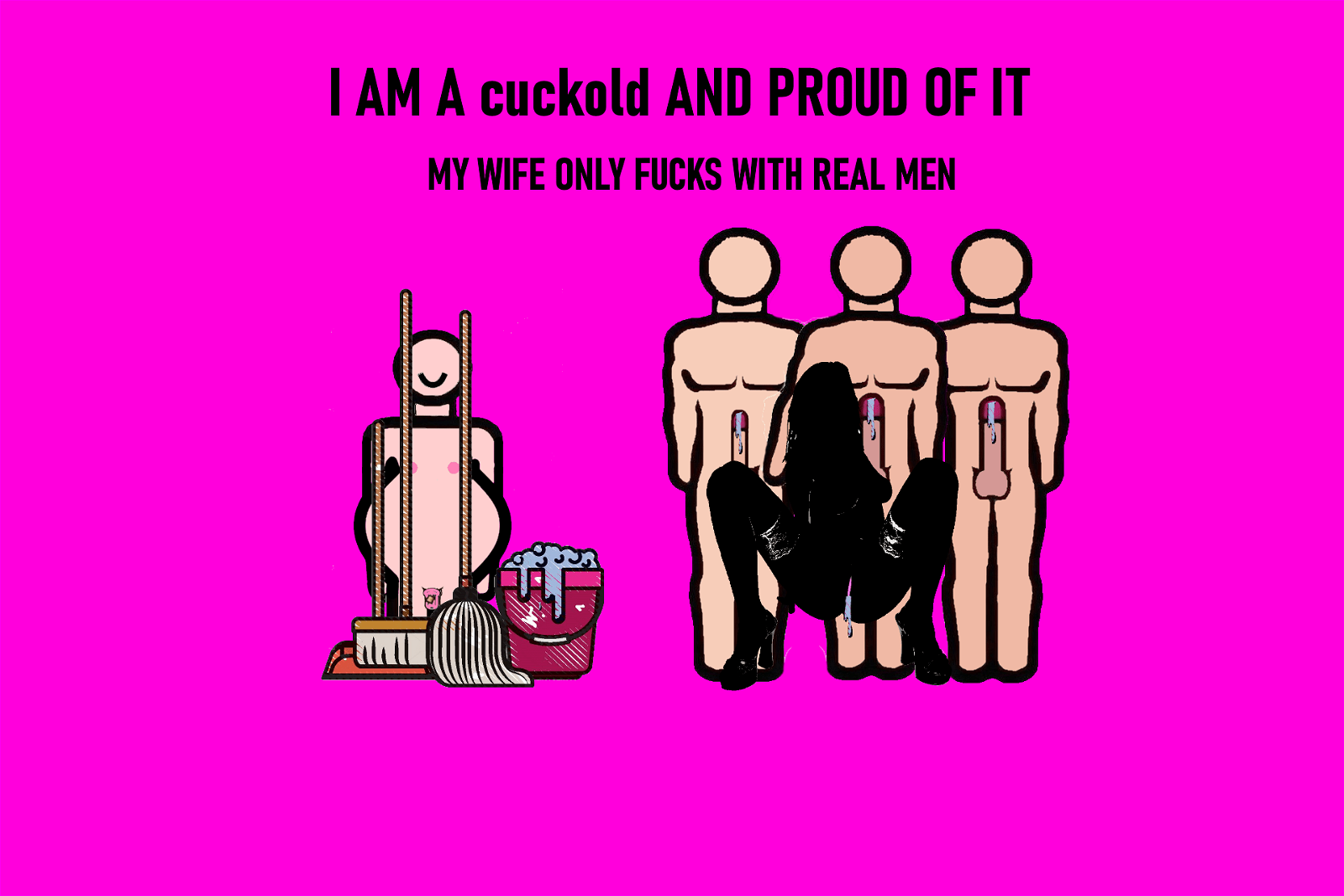Photo by Nutzvieh with the username @nutzvieh, who is a verified user,  November 11, 2022 at 1:40 PM. The post is about the topic Pictograms - Piktogramme and the text says 'Stolzer Cuckold - Proud cuckold'