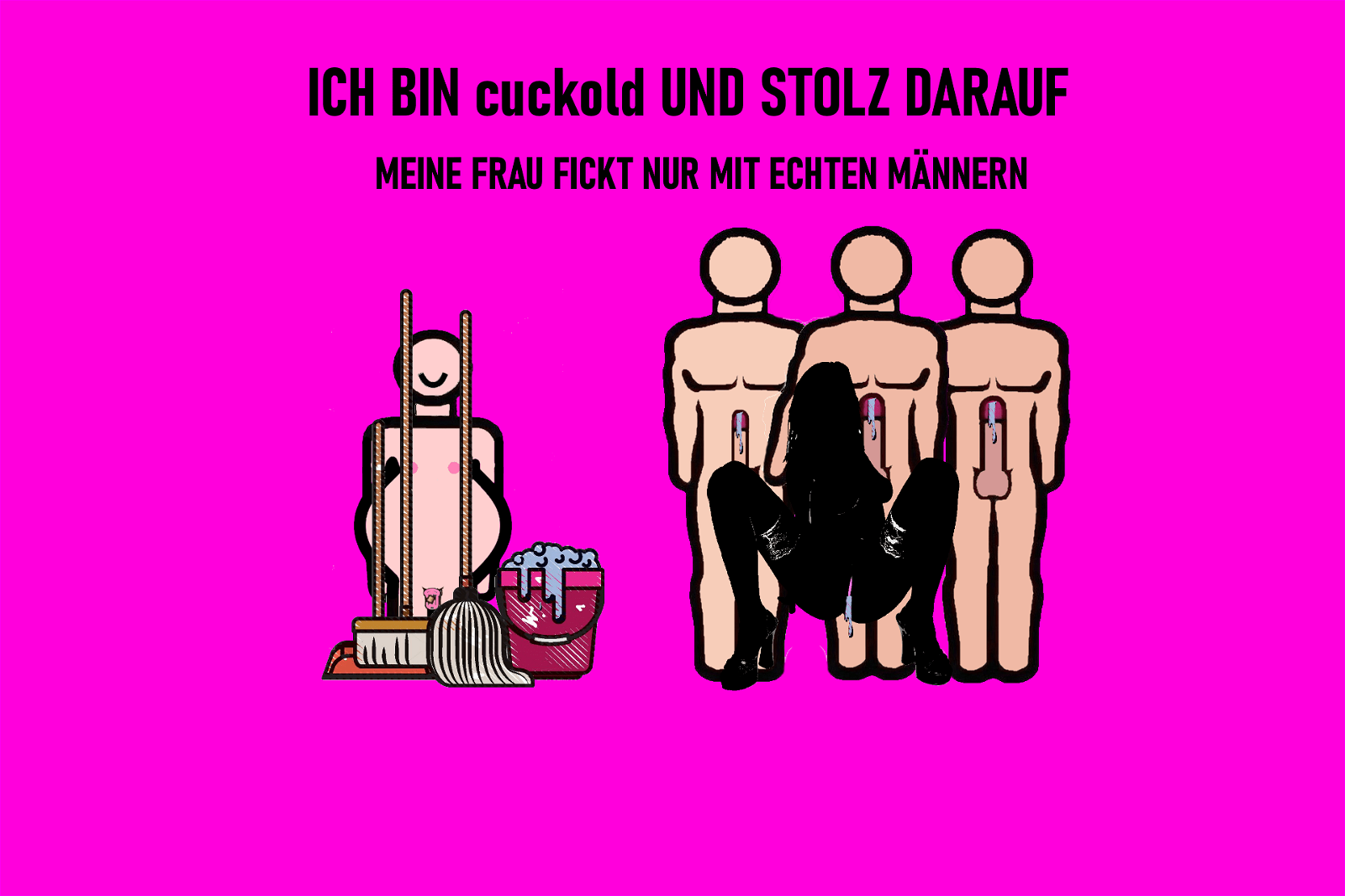 Photo by Nutzvieh with the username @nutzvieh, who is a verified user,  November 11, 2022 at 1:40 PM. The post is about the topic Pictograms - Piktogramme and the text says 'Stolzer Cuckold - Proud cuckold'