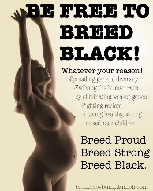 Shared Photo by BlackBabyBump with the username @BlackBabyBump,  December 22, 2020 at 8:07 PM. The post is about the topic Interracial Porn and the text says 'My sentiments precisely! #mixedbreeding'