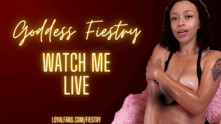 Photo by Fiestry with the username @Fiestry, who is a star user,  November 8, 2024 at 4:51 PM and the text says 'You like watching live camgirls, right? ;)

Come watch Goddess Fiestry live on LoyalFans - https://www.loyalfans.com/fiestry

See you soon~'