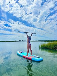 Photo by Sexyclimbers with the username @Sexyclimbers, who is a verified user,  September 12, 2023 at 5:24 PM and the text says 'NC paddle boarding Sept 2023'