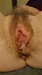 Shared Photo by Hairmaster66 with the username @Hairmaster66, who is a verified user,  May 6, 2024 at 3:53 AM. The post is about the topic Creamy Pies and the text says '#HairyPussy #Butthole'