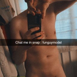 Photo by funguy5180 with the username @funguy5180, who is a verified user,  March 2, 2024 at 11:38 PM. The post is about the topic Snapchat and the text says 'check out my #snapchat : funguymodel

#guy #naked #mirror #snap #dick #hard'