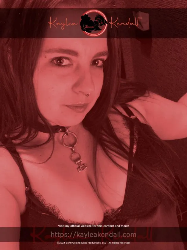 Photo by KayleaKendall with the username @KayleaKendall, who is a star user,  March 22, 2024 at 3:34 PM and the text says 'Face Goes Mpppffpptttt!
#Collar #Cleavage #Lingerie #Shopping #Titties'