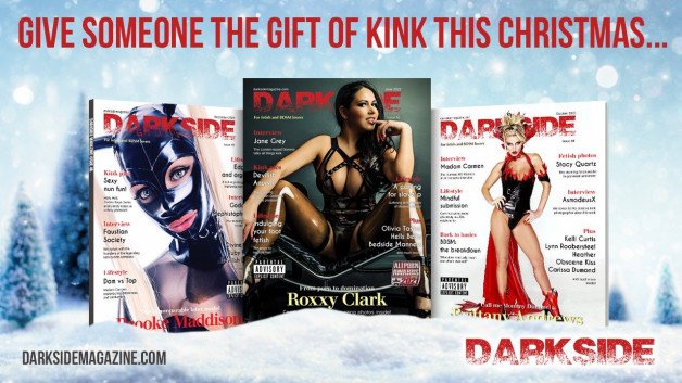 Photo by darksidemag with the username @darksidemag, who is a brand user,  December 9, 2022 at 2:11 PM and the text says 'Are you looking for the perfect gift for your kinky partner? Or wanting to show your appreciation to your Mistress or Master? Then why not get them a subscription to Darkside Magazine, our award-winning digital publication!

Order here:..'