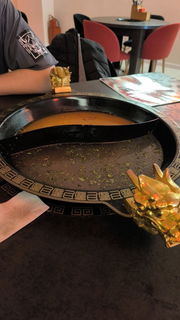 Photo by Terefur with the username @Terefur, who is a star user,  September 28, 2024 at 4:30 PM and the text says 'Immersion in the atmosphere of traditional cuisine. This hot broth turned out to be a real discovery!
#shot #photo #today #time #day #love #work #life'