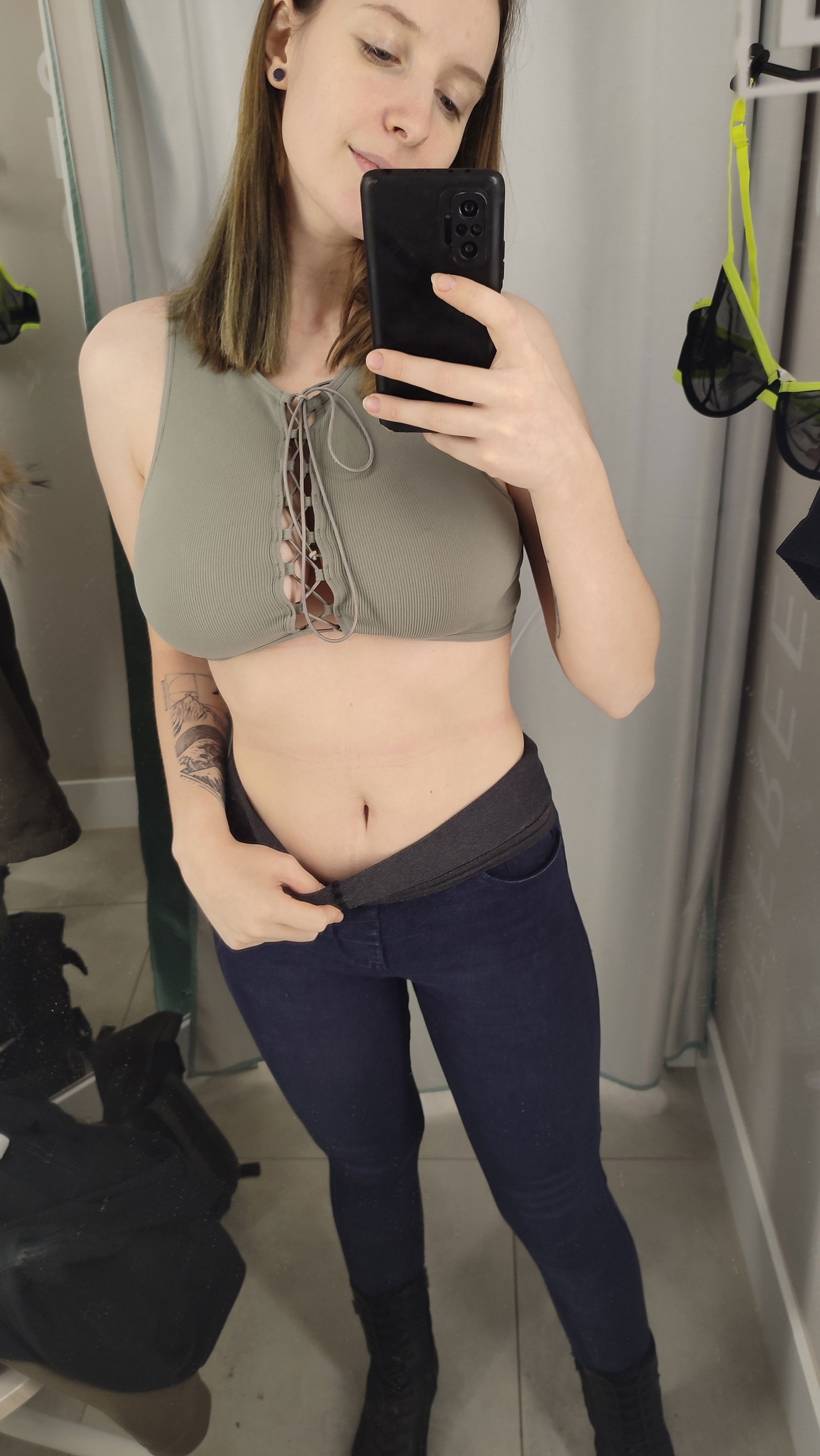 Album by Terefur with the username @Terefur, who is a star user,  November 22, 2022 at 1:38 AM and the text says 'I think your hands would feel better on them!
#petite #teen #boobs #bigboobs #horny #cute #selfie #slut #whore'