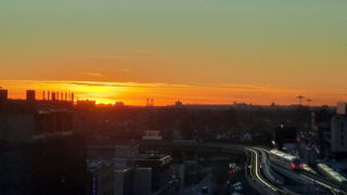 Photo by Eric4hotchat with the username @Eric4hotchat,  January 2, 2023 at 1:34 PM and the text says 'Sunset in NY'