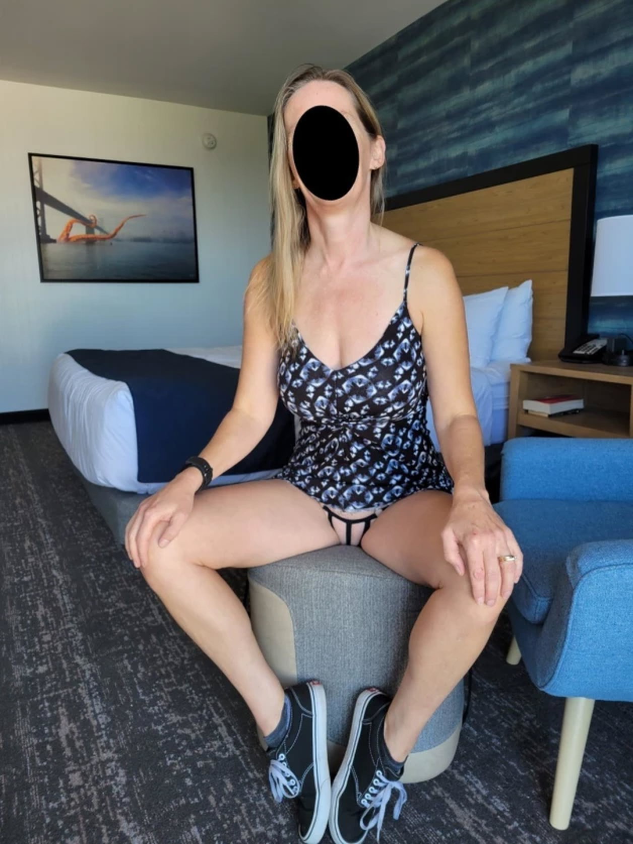 Photo by NaughtyMILF4U with the username @NaughtyMILF4U, who is a verified user,  March 31, 2024 at 3:51 AM. The post is about the topic NaughtyMilfxxx and the text says 'Getting ready to go out!'