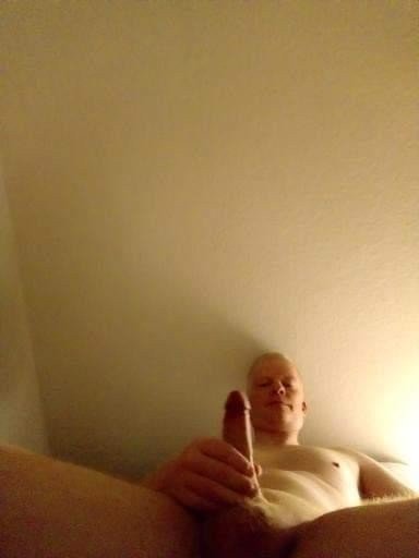 Photo by Vic47 with the username @Vic47, who is a verified user,  October 23, 2022 at 8:58 PM. The post is about the topic Nude Selfies and the text says 'Would you grab my hard dick sweety s????❤️❤️'