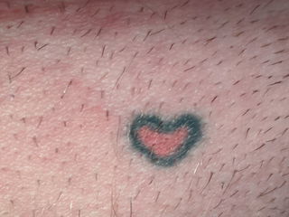 Photo by Alexander0001 with the username @Alexander0001, who is a verified user,  November 23, 2024 at 4:28 AM. The post is about the topic Tattoo and the text says 'My heart'