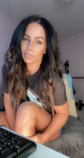 Album by styles rebecka with the username @Rebeckastyles, who is a star user,  October 19, 2022 at 3:17 PM and the text says 'its been a few days! My youngest was very sick, but doing better now. Look what im doing....
Logging into cams! Almost ready! Cum play with me!!'