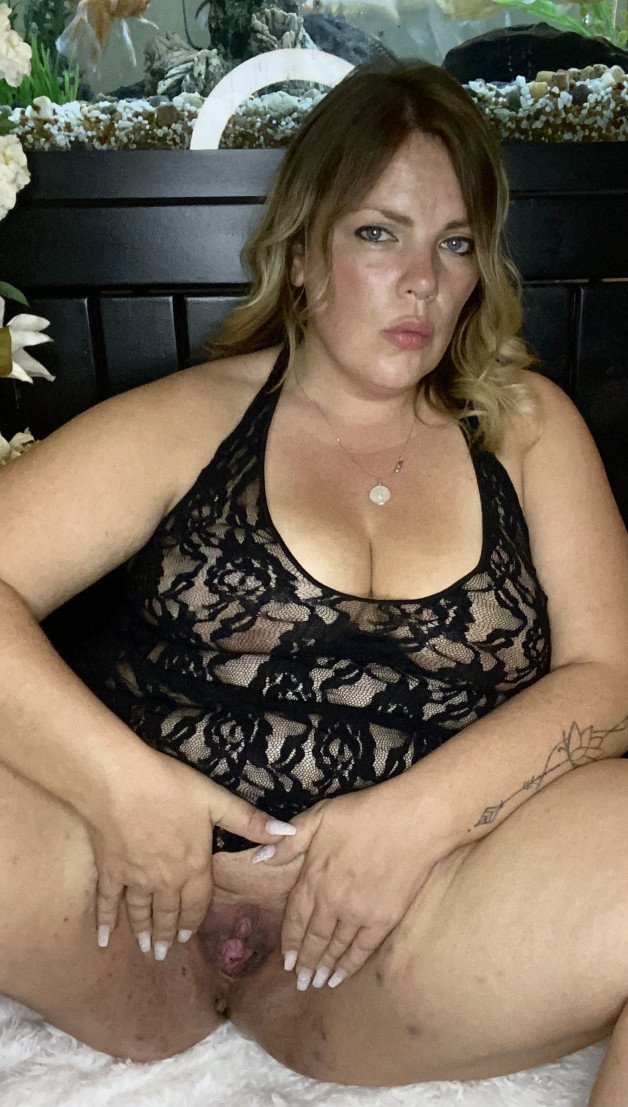 Photo by SassyStassiB with the username @SassyStassiB, who is a star user,  November 10, 2022 at 3:00 PM. The post is about the topic BBW and Chubby and the text says 'Wanna see me play?💋#bbw #blacklace #blueeyes #dildo #ass #bigtits'