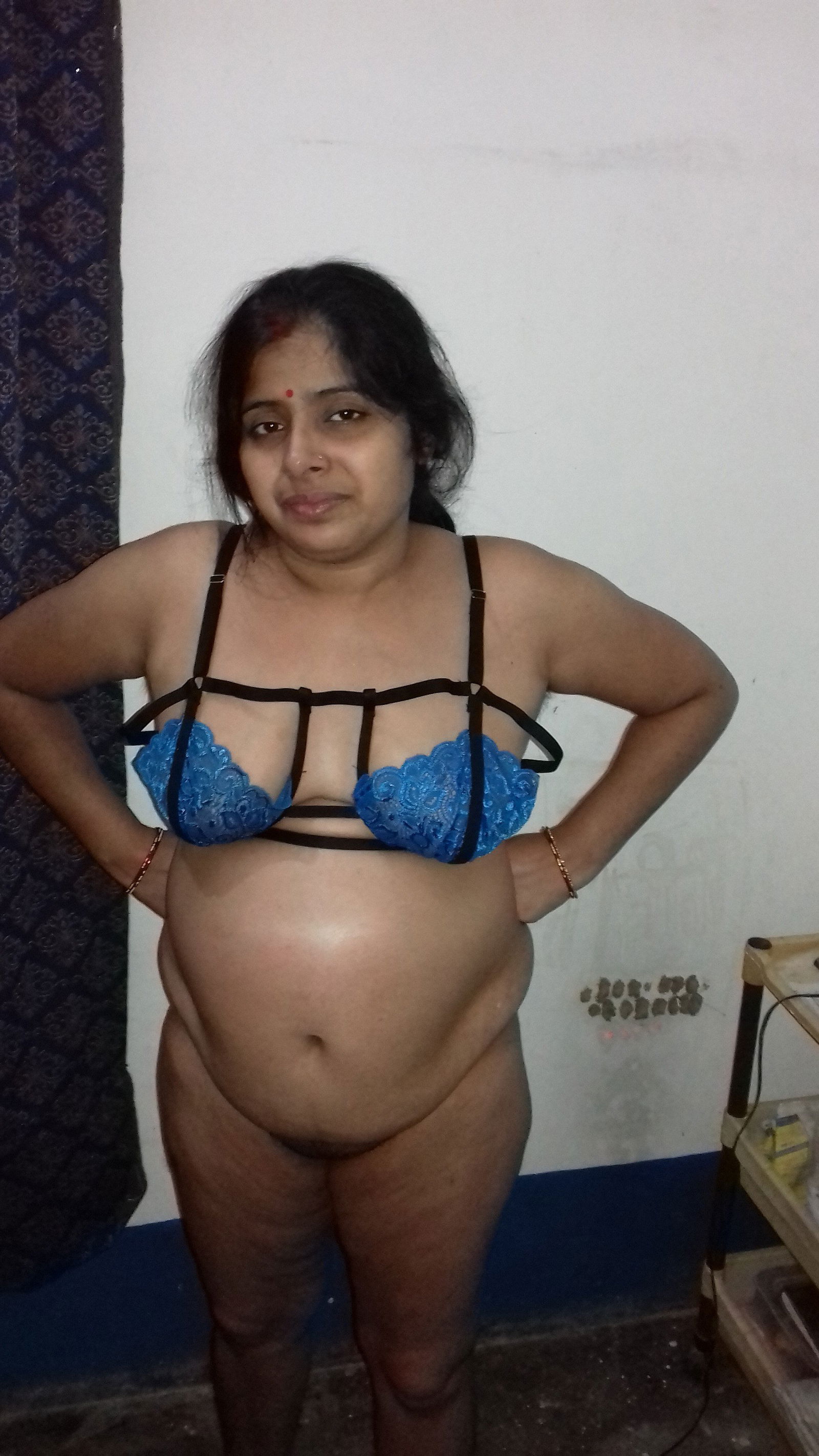 Album by Preeti4fun with the username @Preeti4fun, who is a verified user,  October 19, 2023 at 5:38 PM. The post is about the topic Sexy Lingerie and the text says 'hi friends, good night 
Like, comment and share'