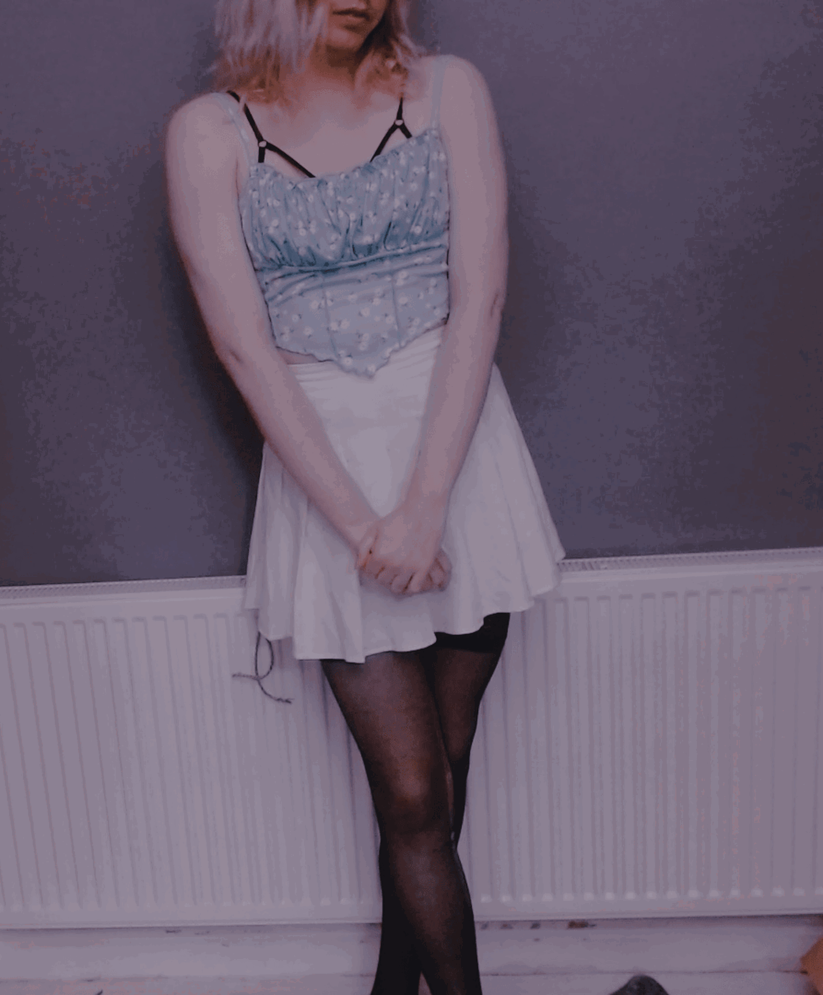 Photo by CutieFia with the username @CutieFia, who is a verified user,  November 15, 2022 at 1:33 PM. The post is about the topic Sissy and the text says 'hmmmn, well, starting to feel a bit lost; feel free to show me the ropes here lolll'