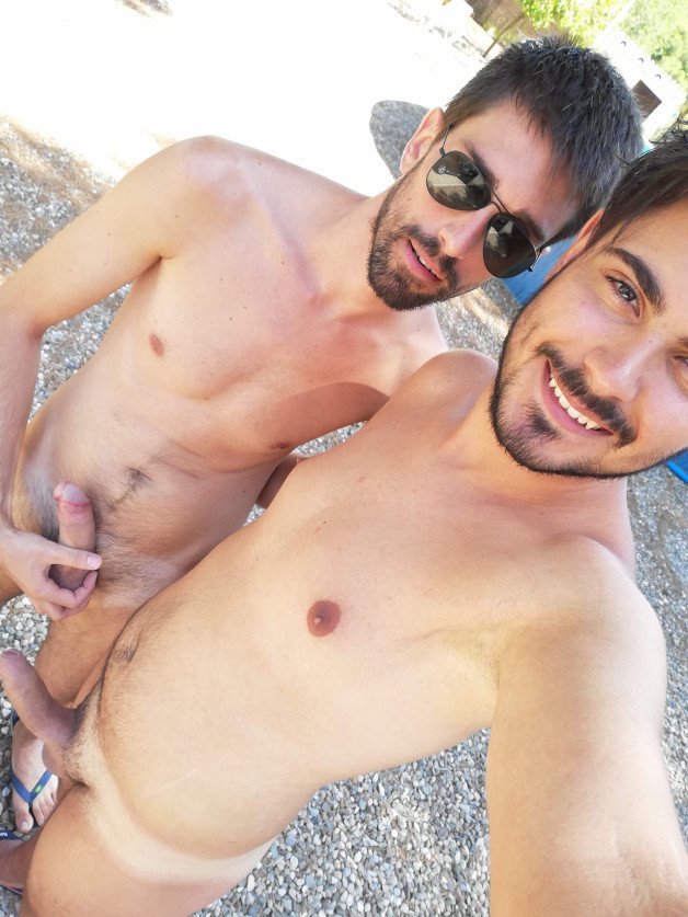 Watch the Photo by gzoriol with the username @gzoriol, who is a verified user, posted on December 23, 2022. The post is about the topic Crossed Swords. and the text says '#gayboyfriend #gayporn #gayexhib #outdoors #gaymirror #gayselfie #gaycouple'