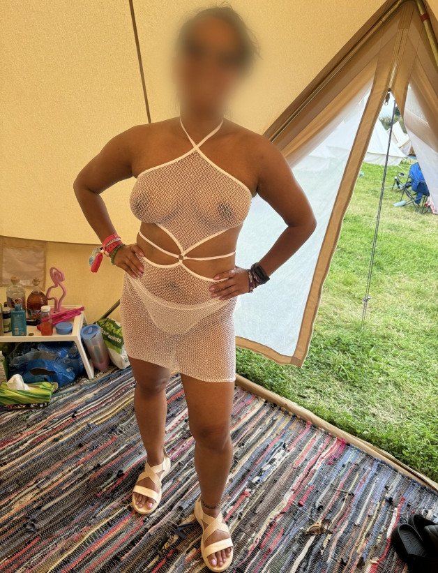 Photo by constantlyhornyH with the username @constantlyhornyH, who is a verified user,  August 2, 2024 at 10:54 PM. The post is about the topic amateur wife sharing only and the text says 'wifey ready to party at Swingathon 😍'