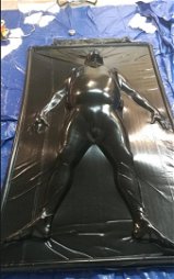 Photo by chubinrubber with the username @chubinrubber,  November 6, 2018 at 6:52 AM and the text says 'maturemenintrouble:The best way to break a prisoner is to keep the pressure on him. After being milked for almost 24 hours, the guy in the former post was set into this tight vacuum bed, with a big vibrating dildo up his ass, his bowels filled with half a..'