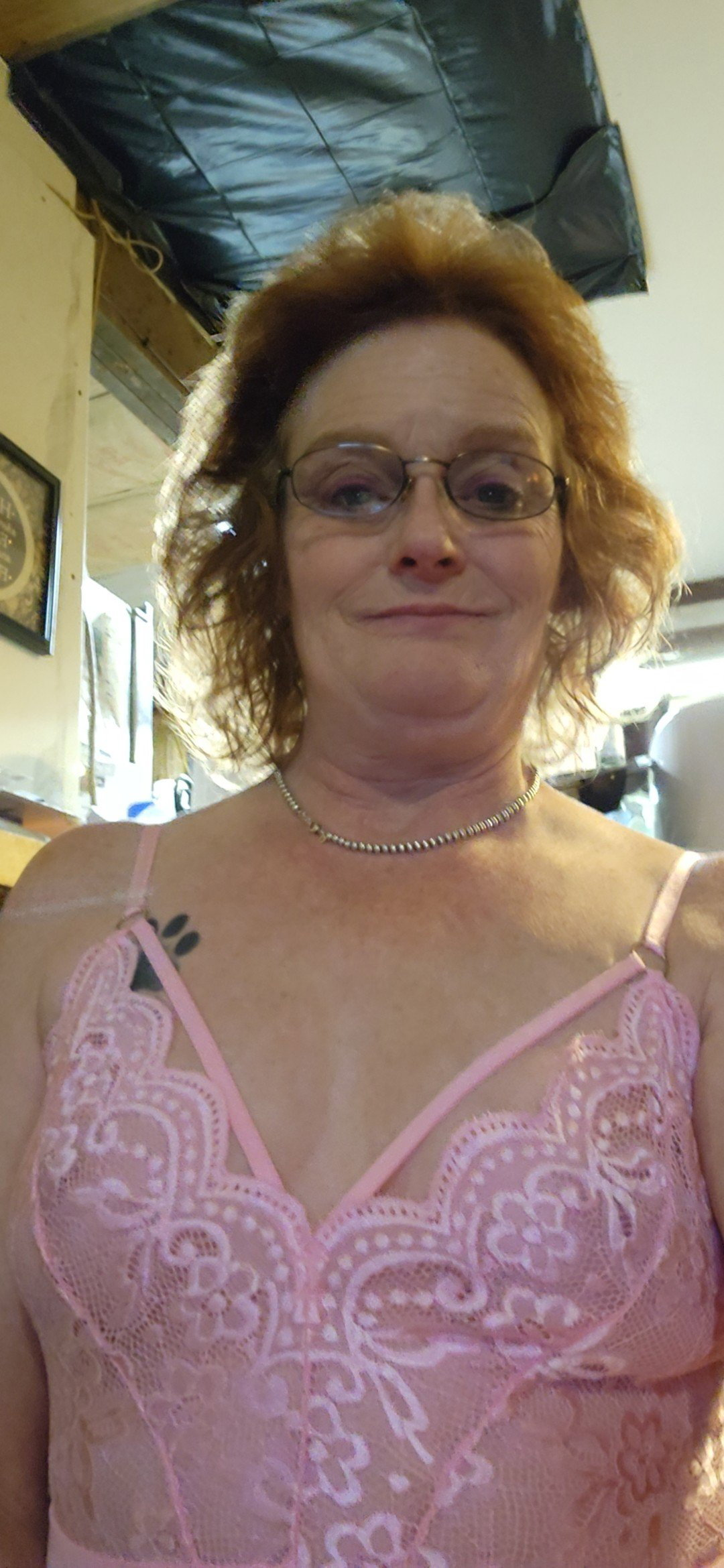 Photo by Hornycouple2075653 with the username @Hornycouple2075653, who is a verified user,  January 31, 2023 at 9:53 PM. The post is about the topic Gingers and the text says 'Looking sexy in pink!'