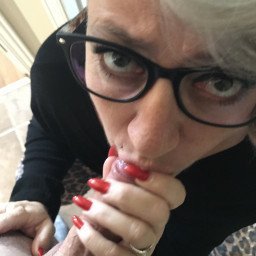 Photo by Badgirl75 with the username @Badgirl75, who is a verified user,  October 22, 2023 at 2:55 AM and the text says 'I love sucking my master's cock'