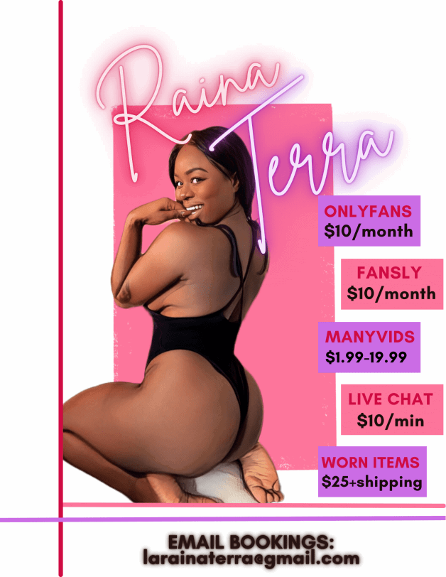 Photo by Raina Terra with the username @larainaterra, who is a star user,  January 14, 2023 at 8:31 AM. The post is about the topic Ebony and the text says 'Come play with the sexy, silly slut Raina Terra :) a good girl for sure!'