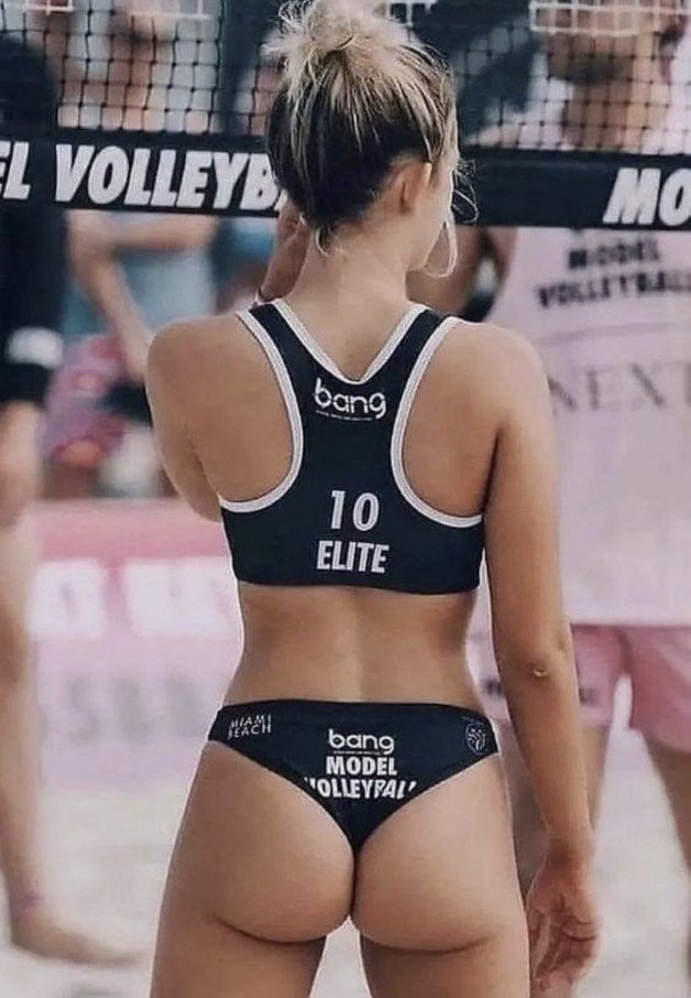 Photo by Camdrago with the username @Camdrago, who is a verified user,  January 24, 2023 at 3:29 PM. The post is about the topic Sporty Women and the text says 'love volleyball..'