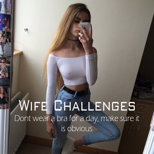 Photo by Swingerscouplegoals with the username @Swingerscouplegoals,  April 26, 2019 at 3:21 PM. The post is about the topic Swingers couple goals and the text says 'Dare your wife to do it !'
