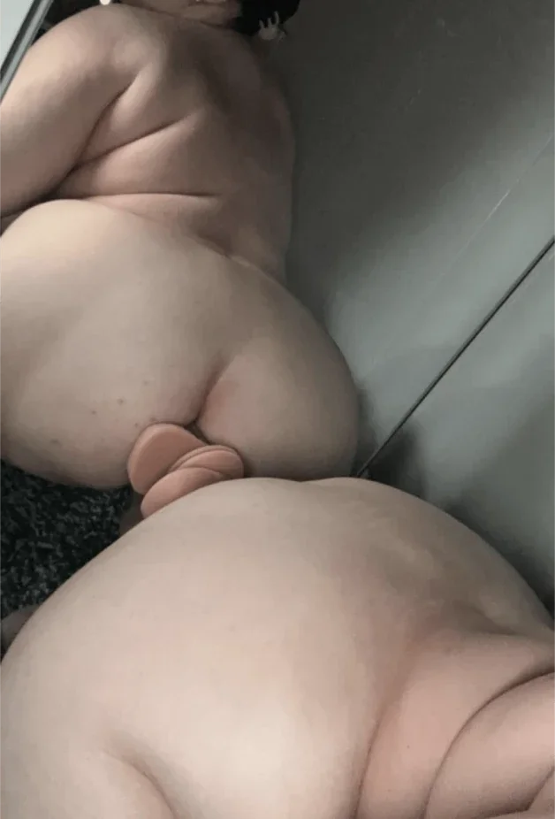 Photo by Curvyhips-Olddaddy with the username @Curvyhips-Olddaddy, who is a verified user,  April 2, 2024 at 3:45 PM. The post is about the topic My bbw wife and the text says 'Mirror , mirror, tell me who is the most dirty baby since I stick 2 big toys on you ❤️'