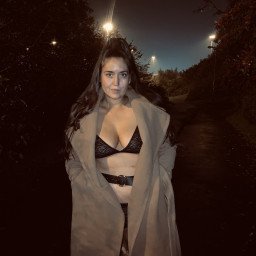 Photo by EmmaClaire with the username @EmmaClaire, who is a star user,  August 8, 2023 at 2:09 AM. The post is about the topic Naked in public and the text says 'What will you do when you see me in public like this?'