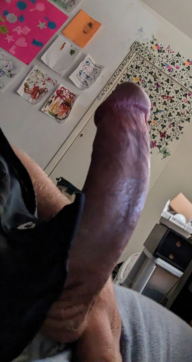 Photo by Snappy1 with the username @Snappy1, who is a verified user,  September 15, 2023 at 11:46 PM. The post is about the topic big cocks and the text says 'feel like he has gotten thicker due to the abuse he goes through'