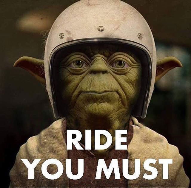 Photo by MartiniTime with the username @MartiniTime,  December 15, 2017 at 12:43 AM and the text says 'lowbrowcustoms:

Who’s riding to see the new Star Wars tonight?. pic found on: @straightedgecustoms
#rideeverywhere #chopperwars #starwars #nerdshit #choppershit #goodtimes #jedi #yoda'