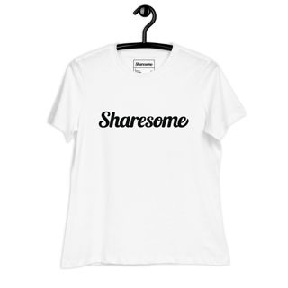 Photo by SharesomeLove with the username @SharesomeLove, who is a brand user,  November 14, 2023 at 12:15 PM. The post is about the topic SharesomeLove and the text says 'This just might be the softest and most comfortable Sharesome women's t-shirt you'll ever own. Combine the relaxed fit and smooth fabric of this tee with jeans to create an effortless everyday outfit, or dress it up with a jacket and dress pants for a..'