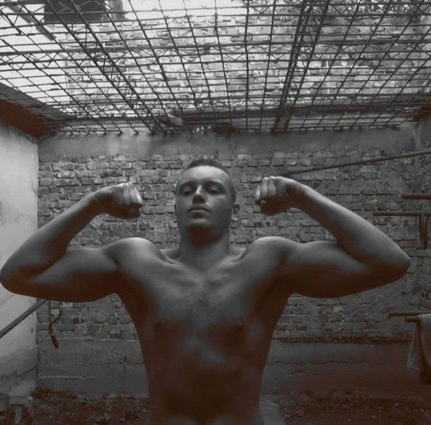 Photo by Alex XXX69 with the username @Sex69LustDebaucher, posted on February 9, 2023 and the text says 'How are you?  For evaluation
?? #badboy #fitnesboy #trening #sport #cult #hardcore'