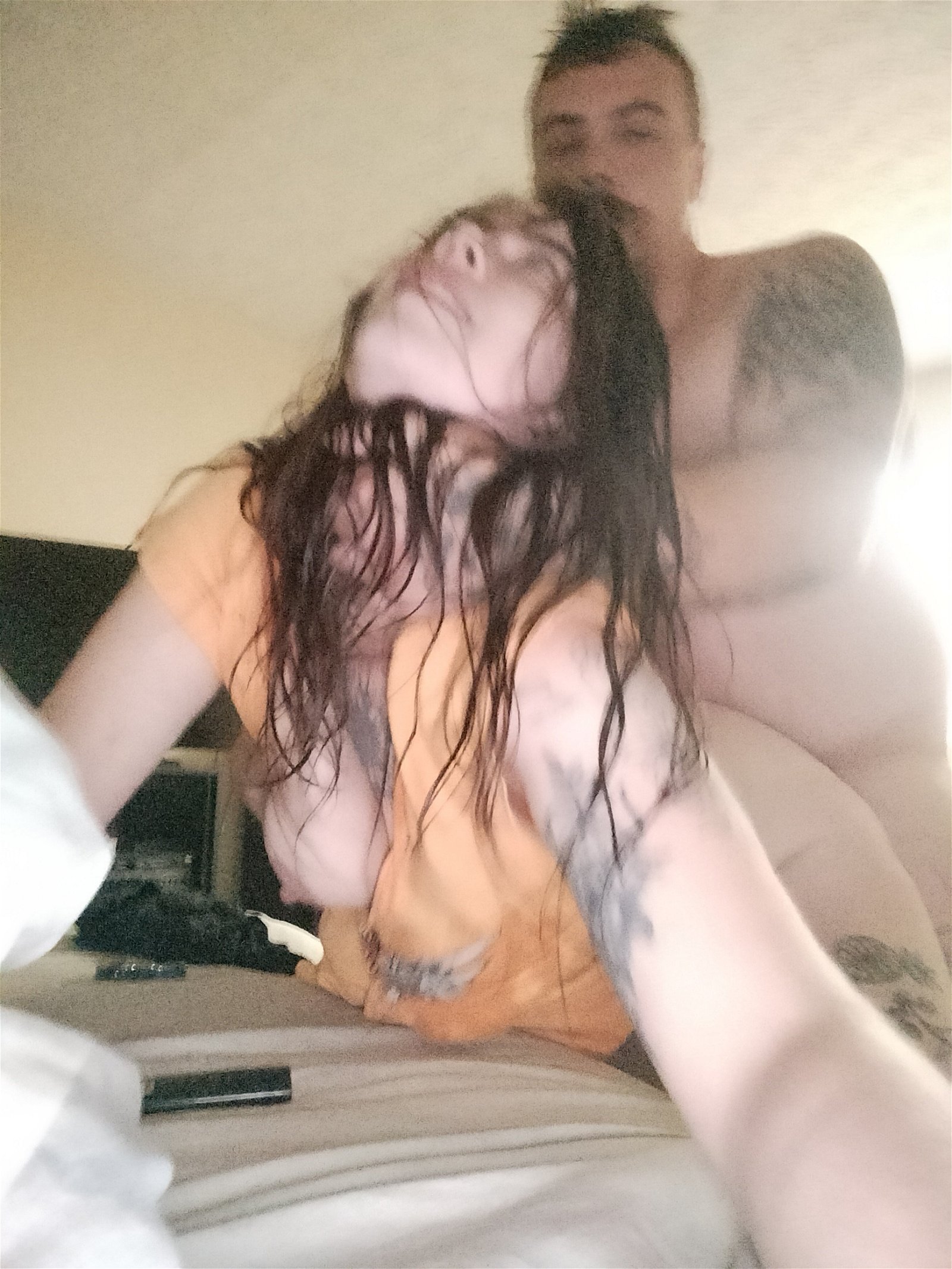 Photo by 420bikerz with the username @420bikerz, who is a verified user,  September 1, 2023 at 9:51 AM and the text says 'my hotwife and i having some fun together'